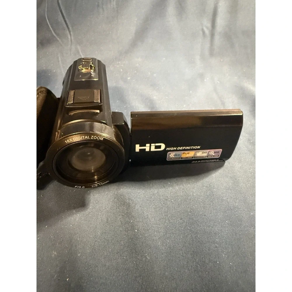 Digital Video Camera HDV-201LM Camcorder With Case Needs Battery Tested